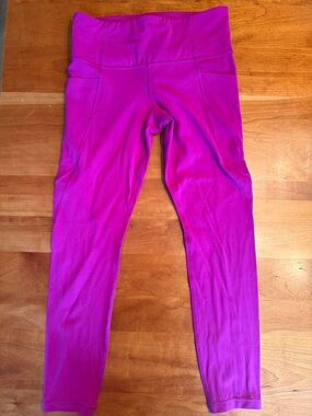 Athleta Bright Pink Performance Leggings